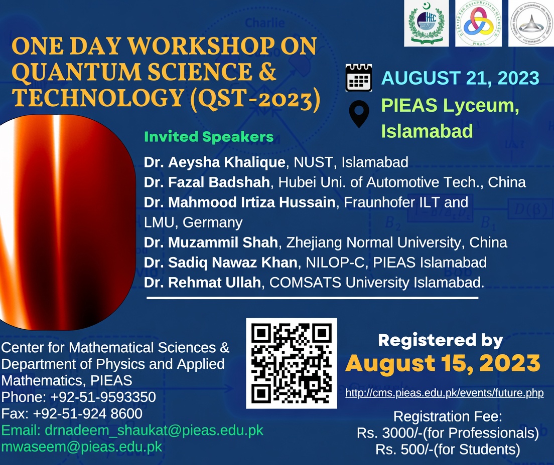 One Day Workshop on Quantum Science & Technology (QST-2023)